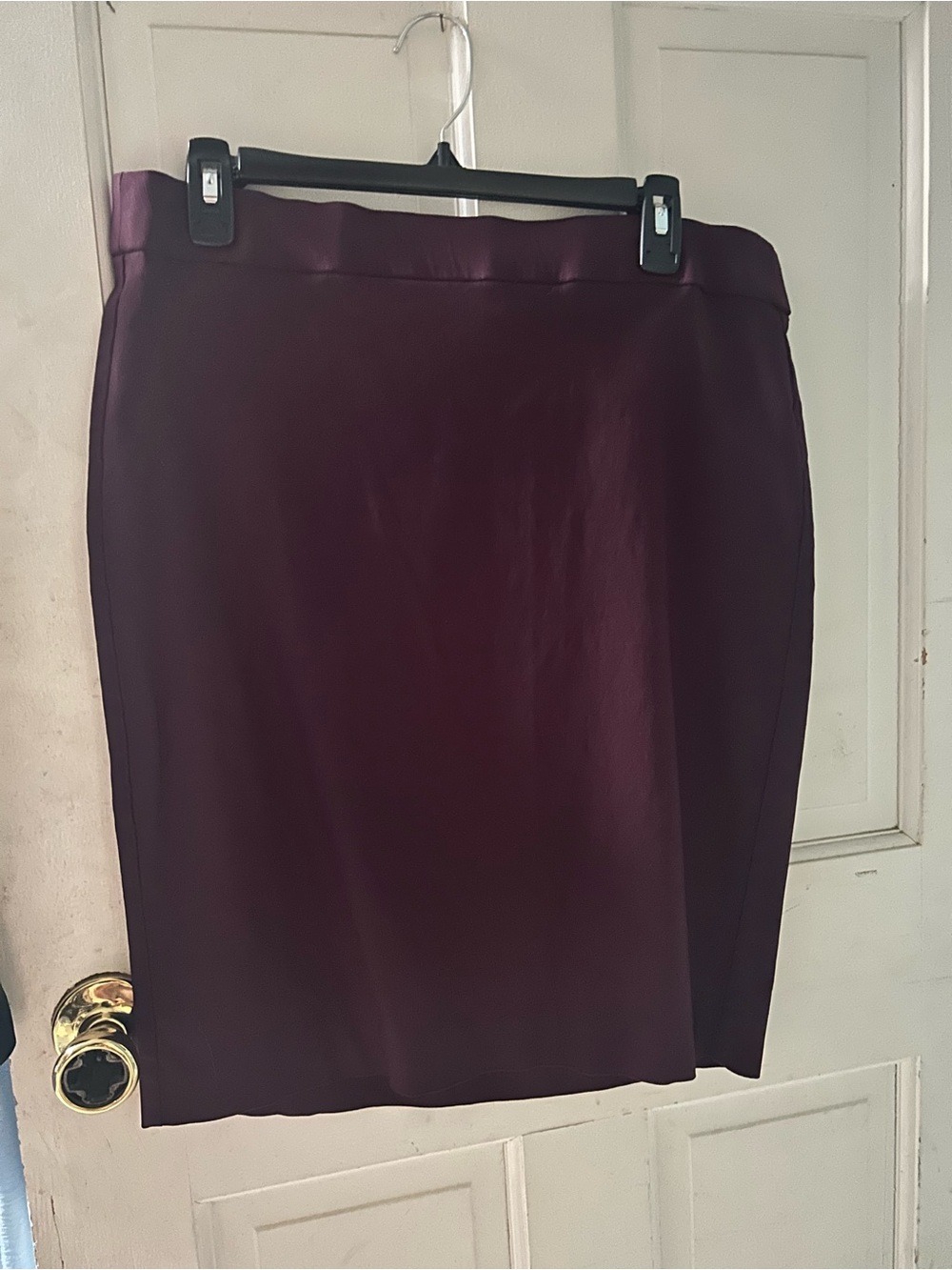 Elle Plum Pencil Skirt